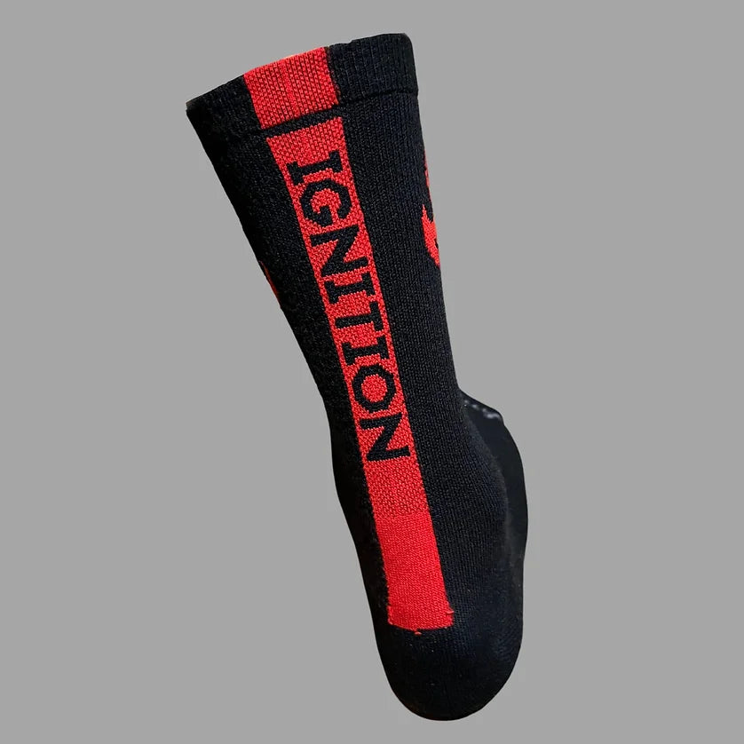 Ignition Black Sock