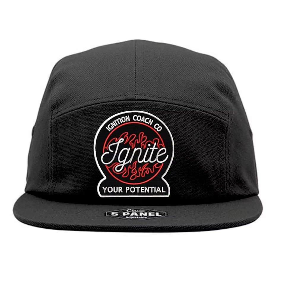 Black Canva Hat